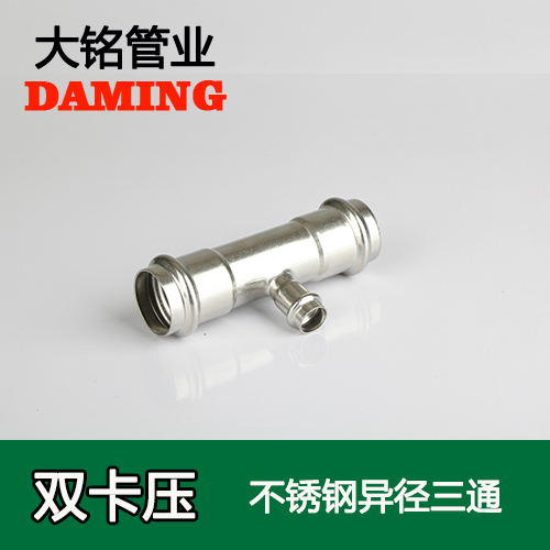 DN50*32 激情69蜜桃一区二区三区異徑三通接頭(304 316L)