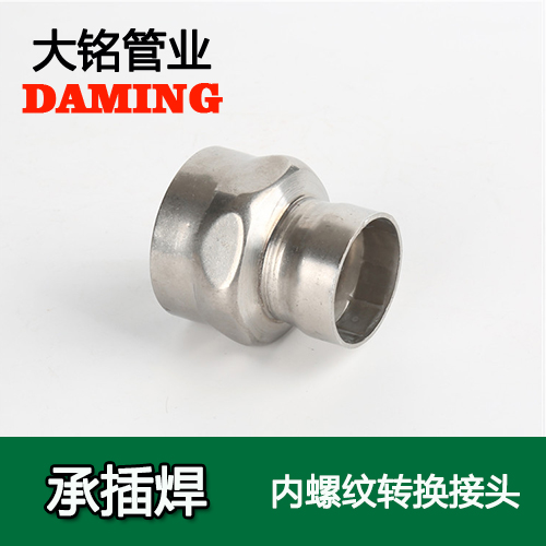 DN50*2 承插焊接式激情69蜜桃一区二区三区內螺紋轉換接頭（304 316L）